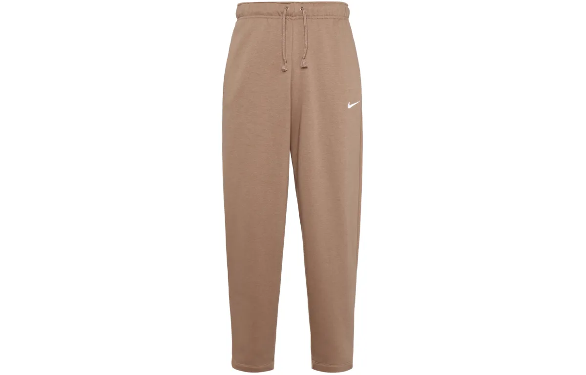 Nike Sportswear Essentials Fleece Lined Casual Brushed Sports Ankle Length Pants Sweatpants Women's Bronze