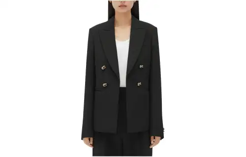 Bottega Veneta Button Detailed Long Sleeved Jacket