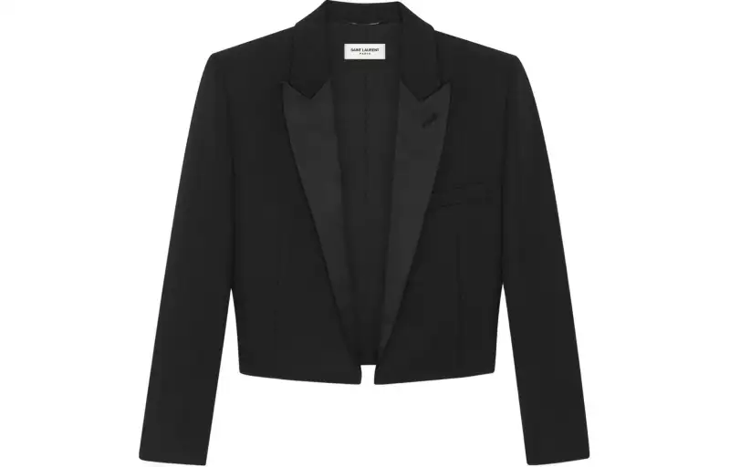 SAINT LAURENT SS24 Business Suit Coat Women's Black