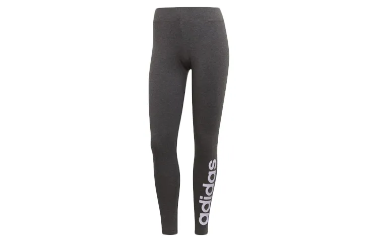 Adidas Knitted Sweatpants Women's Dark Heather Gray Moderate Slim Fit Pants