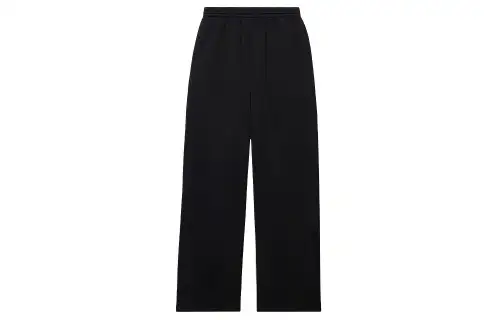 Balenciaga Knitted Sweatpants Loose Fit Women's Black
