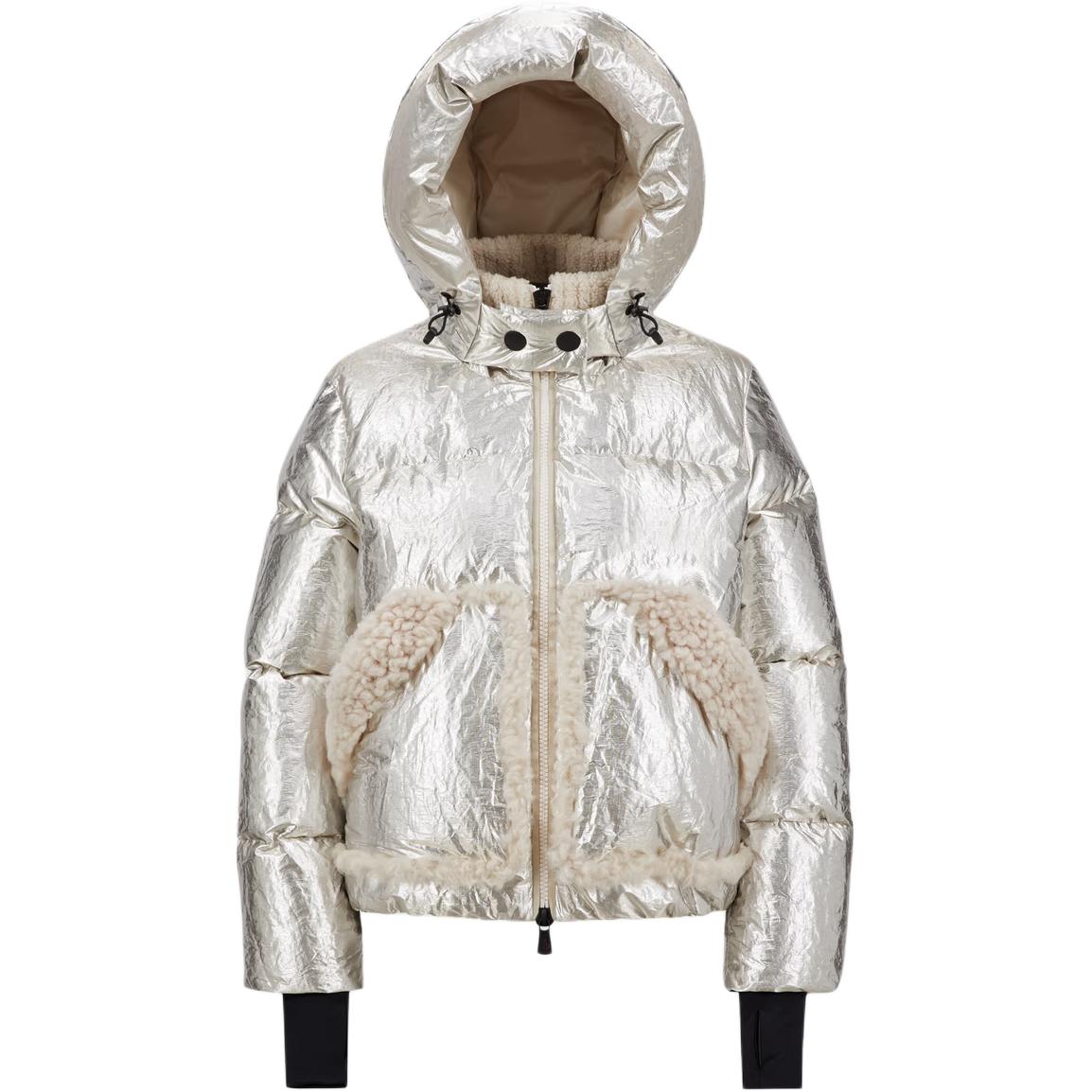 Женский пуховик Moncler Grenoble Trevelin (белый)