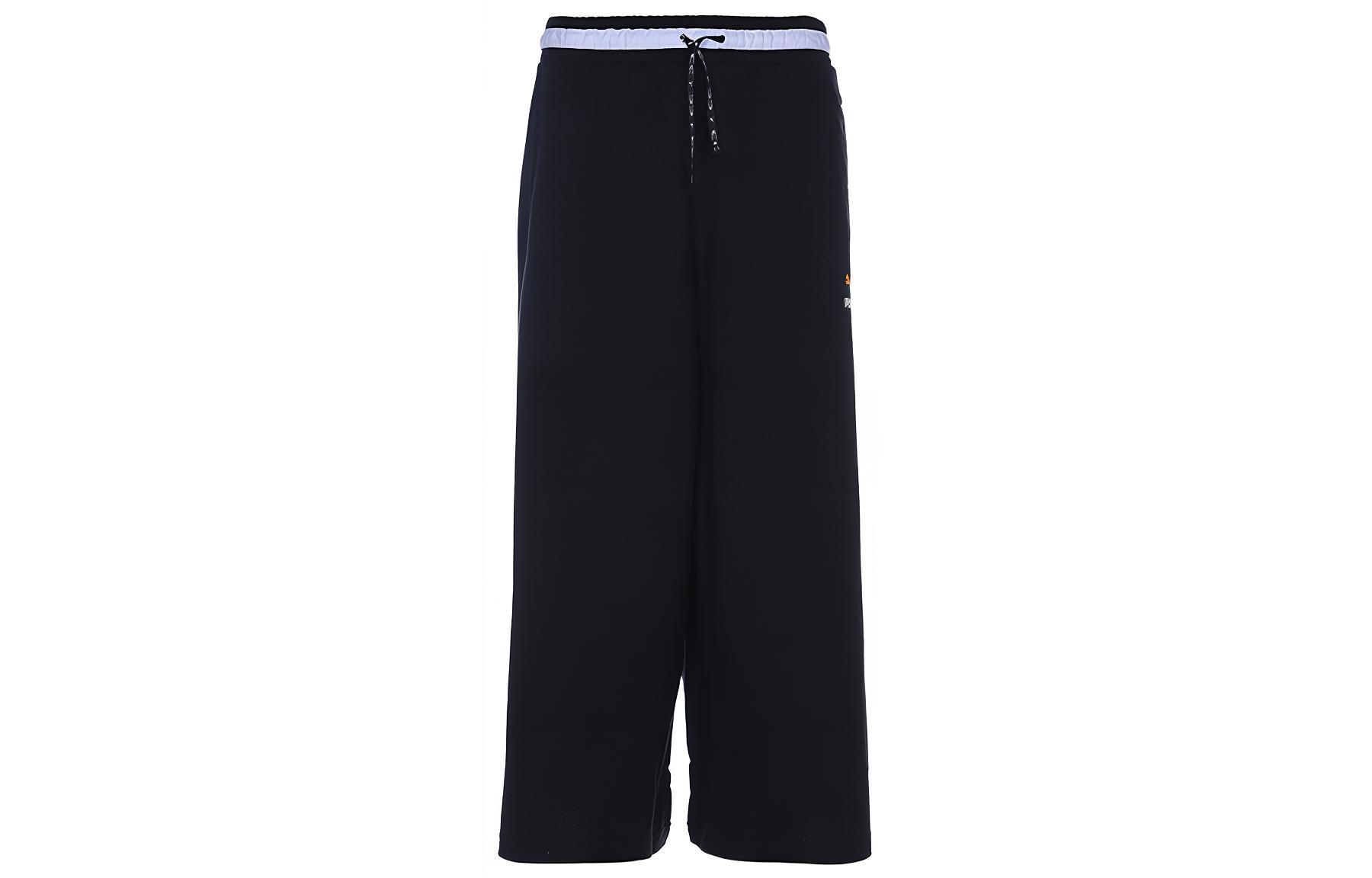 Женские штаны PUMA Knit Wide Pants (черные)