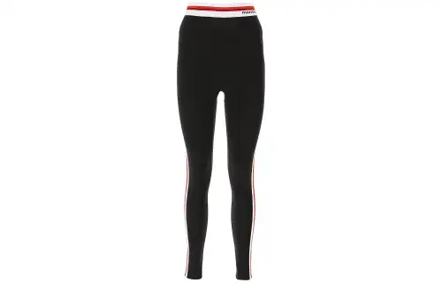 MIU MIU SS21 Knitted Sweatpants Women's Black