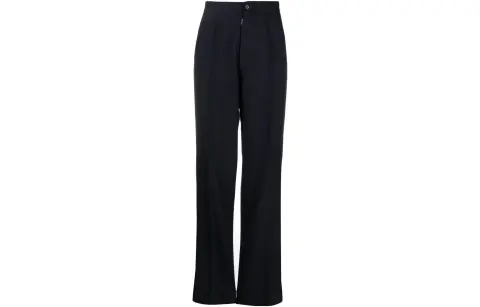 Maison Margiela High Waist Pressed Crease Trousers
