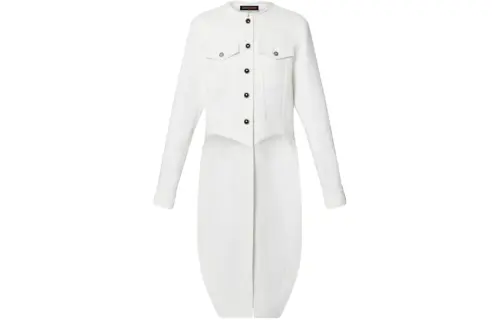 LOUIS VUITTON SS22 Denim Jacket Women's White