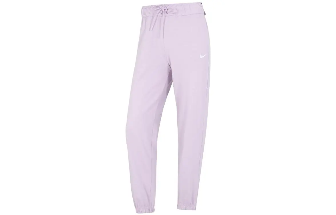 Nike Knitted Sweatpants Women's Light Purple Moderate Cuffed Pants