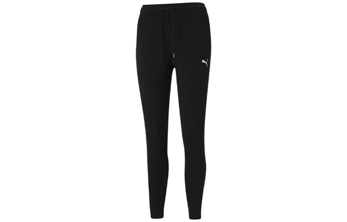 PUMA Style Cat Knitted Sweatpants Women's Black