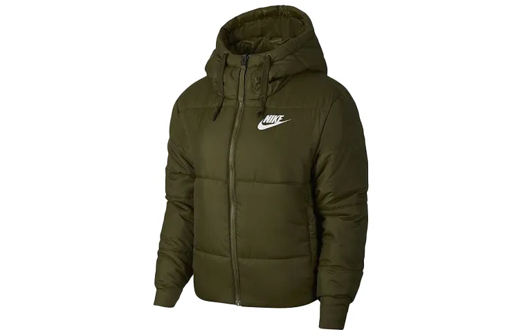 Nike Puffer Jacket Winter Women's Army Green