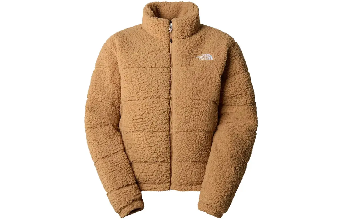 THE NORTH FACE Velvet Jackets Women's Almond Stand Collar Moderate