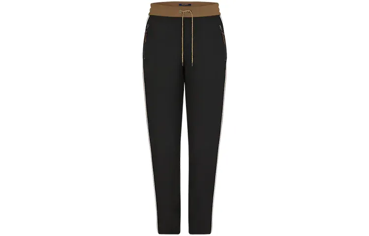 LOUIS VUITTON FW20 Knitted Sweatpants Women's Black