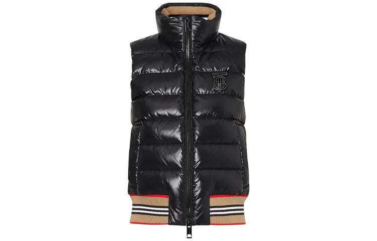 Burberry Down Vest Women's Black