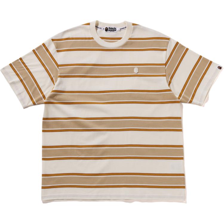 Мужская футболка A BATHING APE SS25 (в полоску)