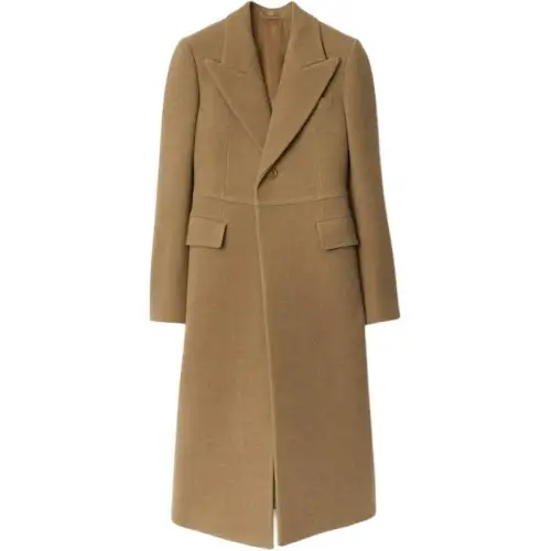 Burberry Single Breasted Notched Lapels Coat