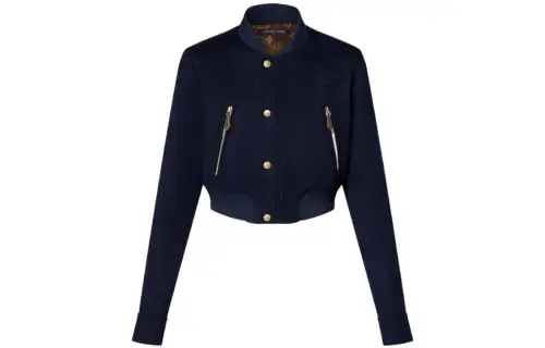 LOUIS VUITTON Double Face Cashmere Bomber Jacket