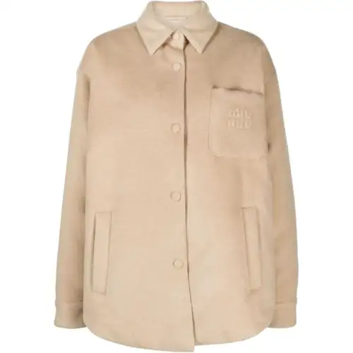 MIU MIU Jacket Women's Light Umber