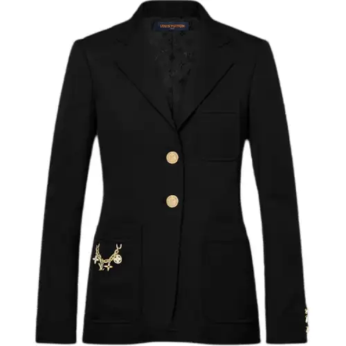 LOUIS VUITTON SS24 Business Suit Coat Women's Black