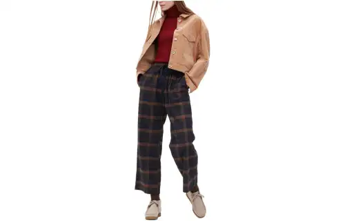 UNIQLO FW22 Casual Pants Women's Dark Umber