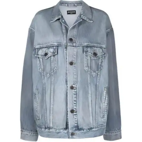 Balenciaga Denim Jacket Women's Blue