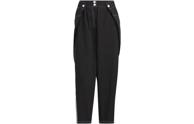 Adidas Originals HAREM Knitted Sweatpants Women's Black Moderate Harem Pants