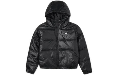 Converse Puffer Jacket Winter Women's Black