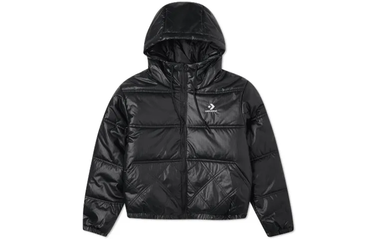 Converse Puffer Jacket Winter Women's Black