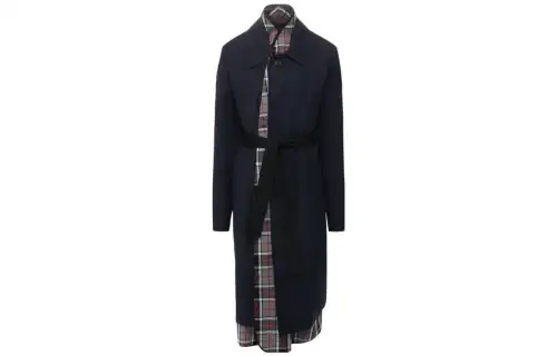 Balenciaga Trench Coat Women's Blue