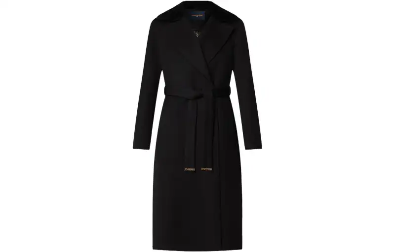 LOUIS VUITTON Coat Women's Black