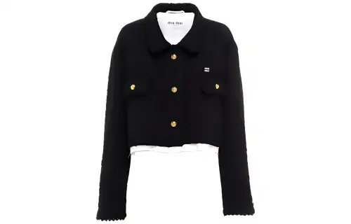 【Previous Season】single-breasted tweed jacket