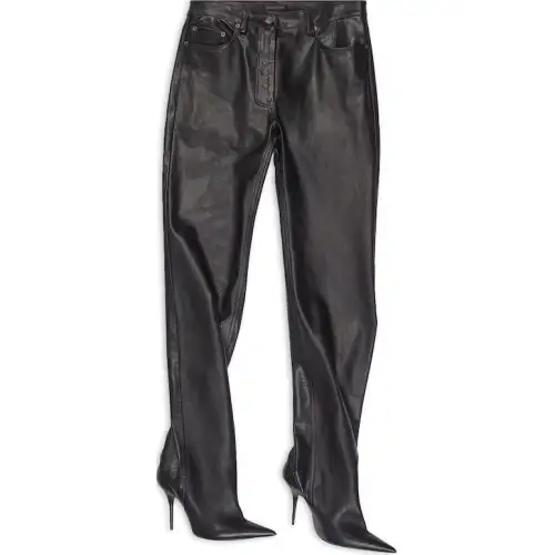 Balenciaga Knitted Sweatpants Women's Black Moderate Other