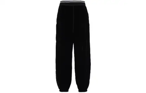 MIU MIU Knitted Sweatpants Women's Black