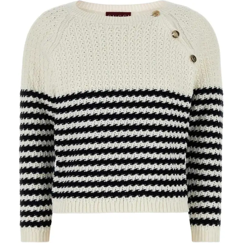 GUCCI Striped Boxy Fit Jumper