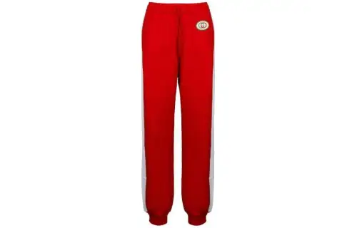 GUCCI Casual Pants Women's Red Moderate Cuffed Pants