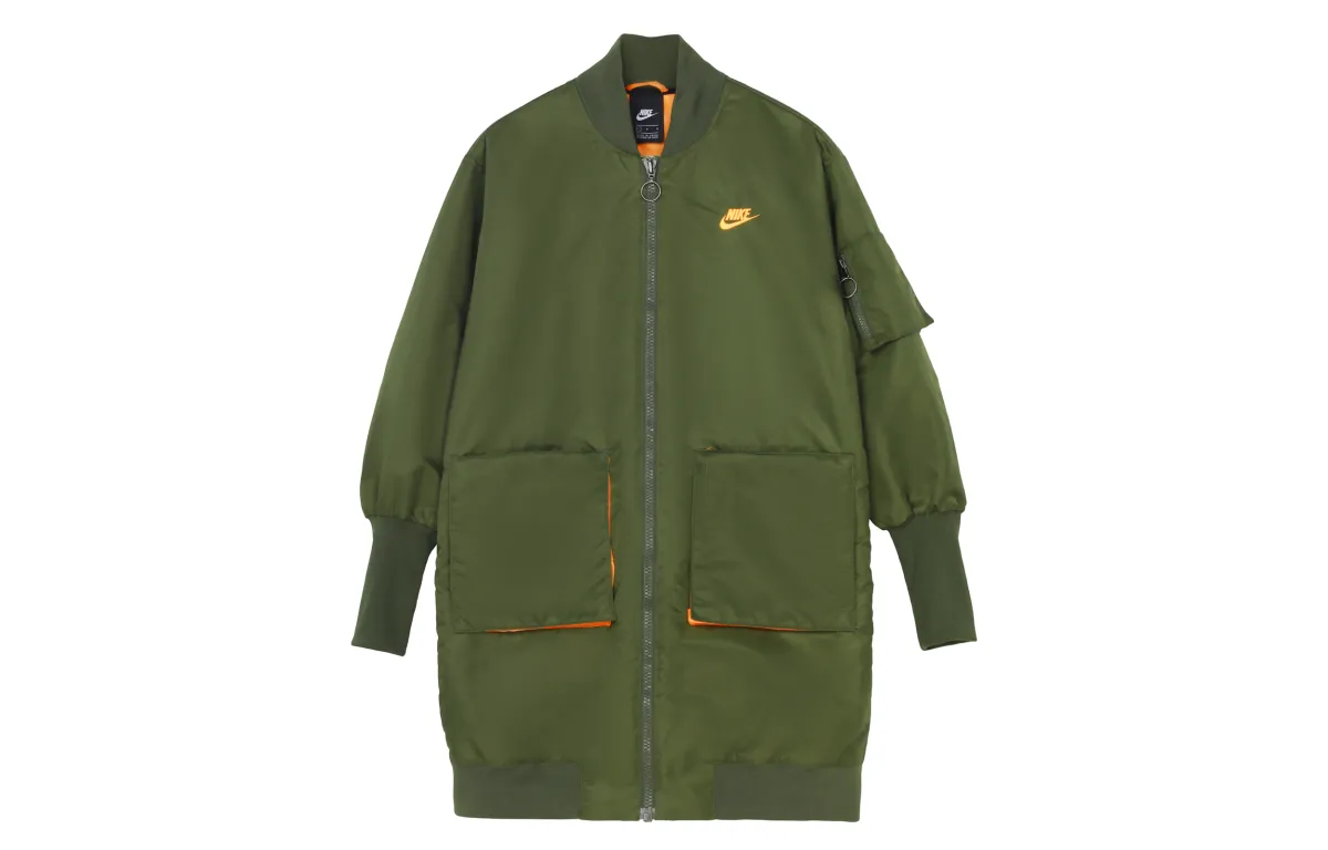 Nike Puffer Jacket Women's Canvas Olive Green