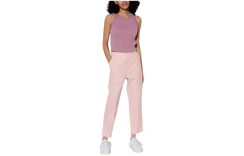 UNIQLO Casual Pants Women's Pastel Pink