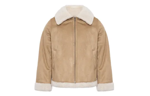 UNIQLO Cropped Coat Women's Dark Beige