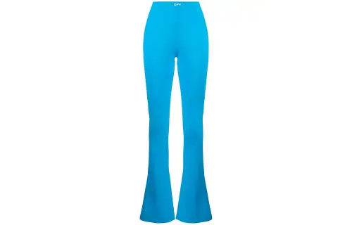 OFF WHITE Sleek Logo Printed High Waist Leggings