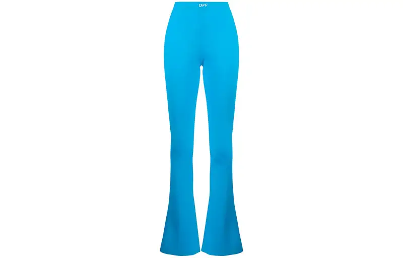 OFF WHITE Sleek Logo Printed High Waist Leggings