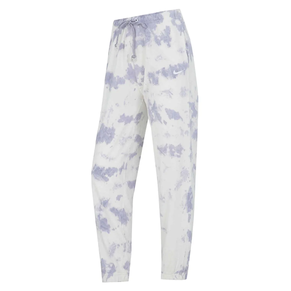Nike Knitted Sweatpants Women's White Moderate Cuffed Pants