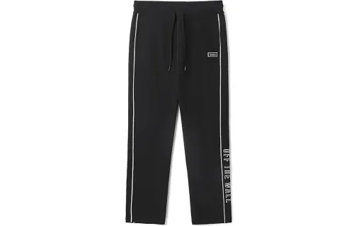 Vans Knitted Sweatpants Women's Black Moderate Straight Fit Pants