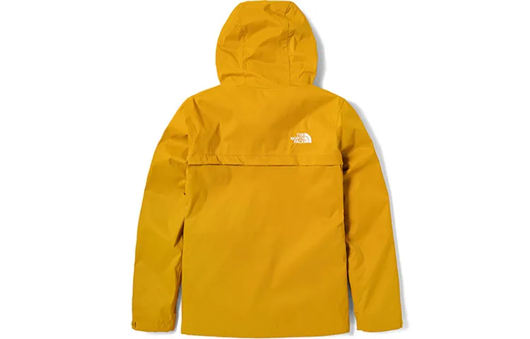 THE NORTH FACE Travel Outdoor Hiking Waterproof And Windproof Windbreaker Jacket Women's Yellow