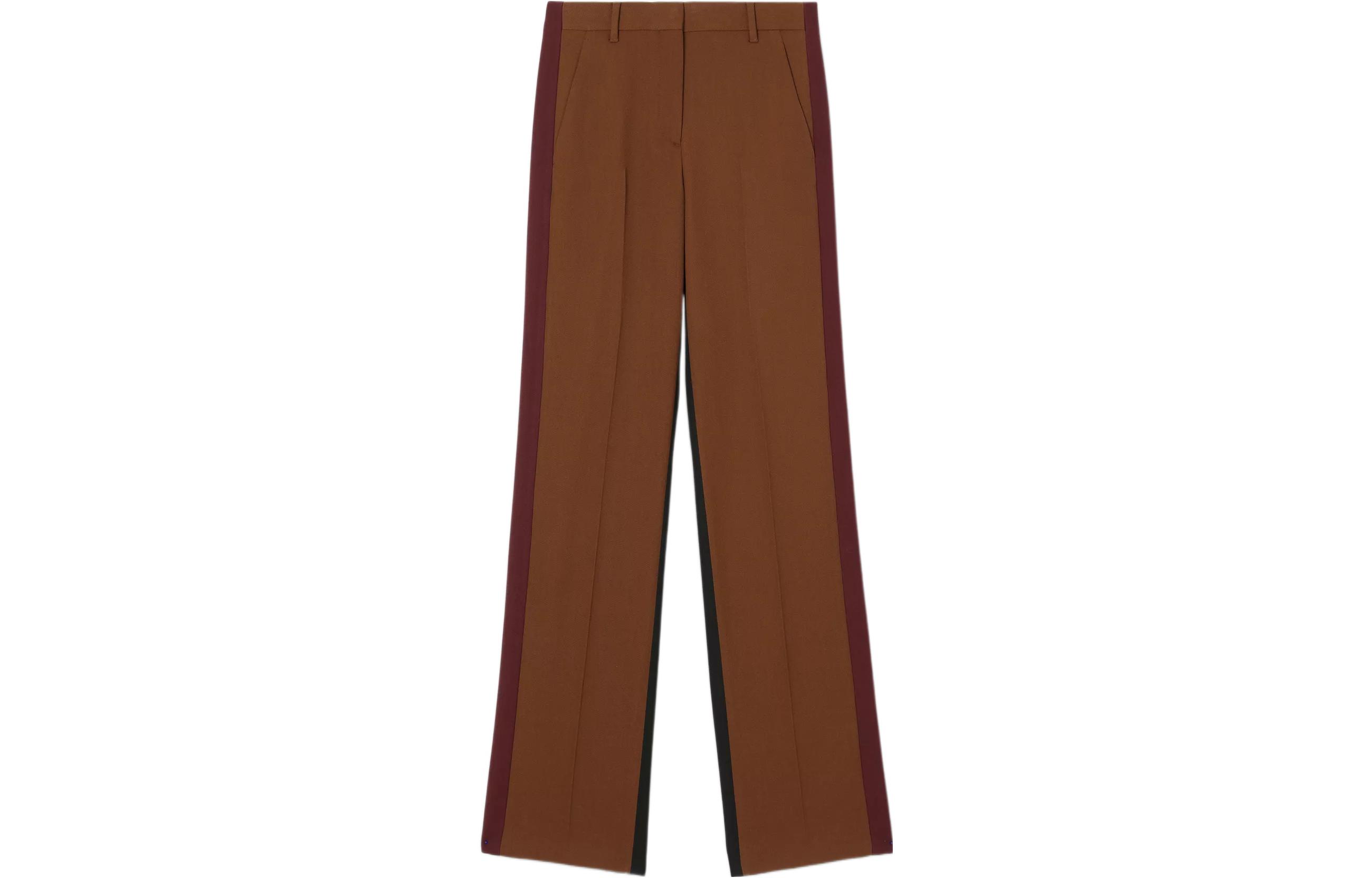 Женские штаны Burberry SS23 (коричневые)