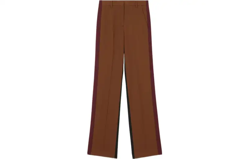 Burberry High waist Wool blend Trousers