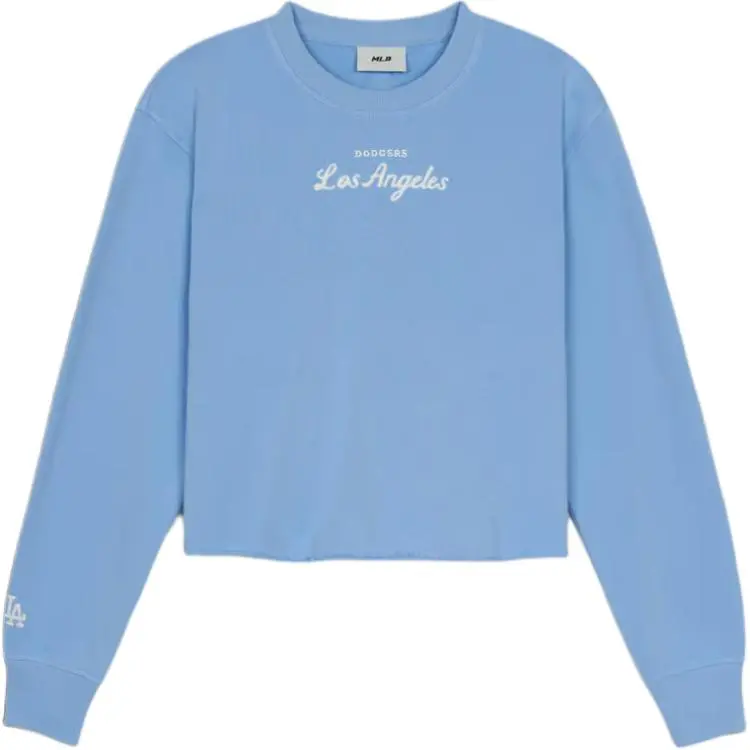 MLB Los Angeles Dodgers Sweatshirt Women's Sky Blue