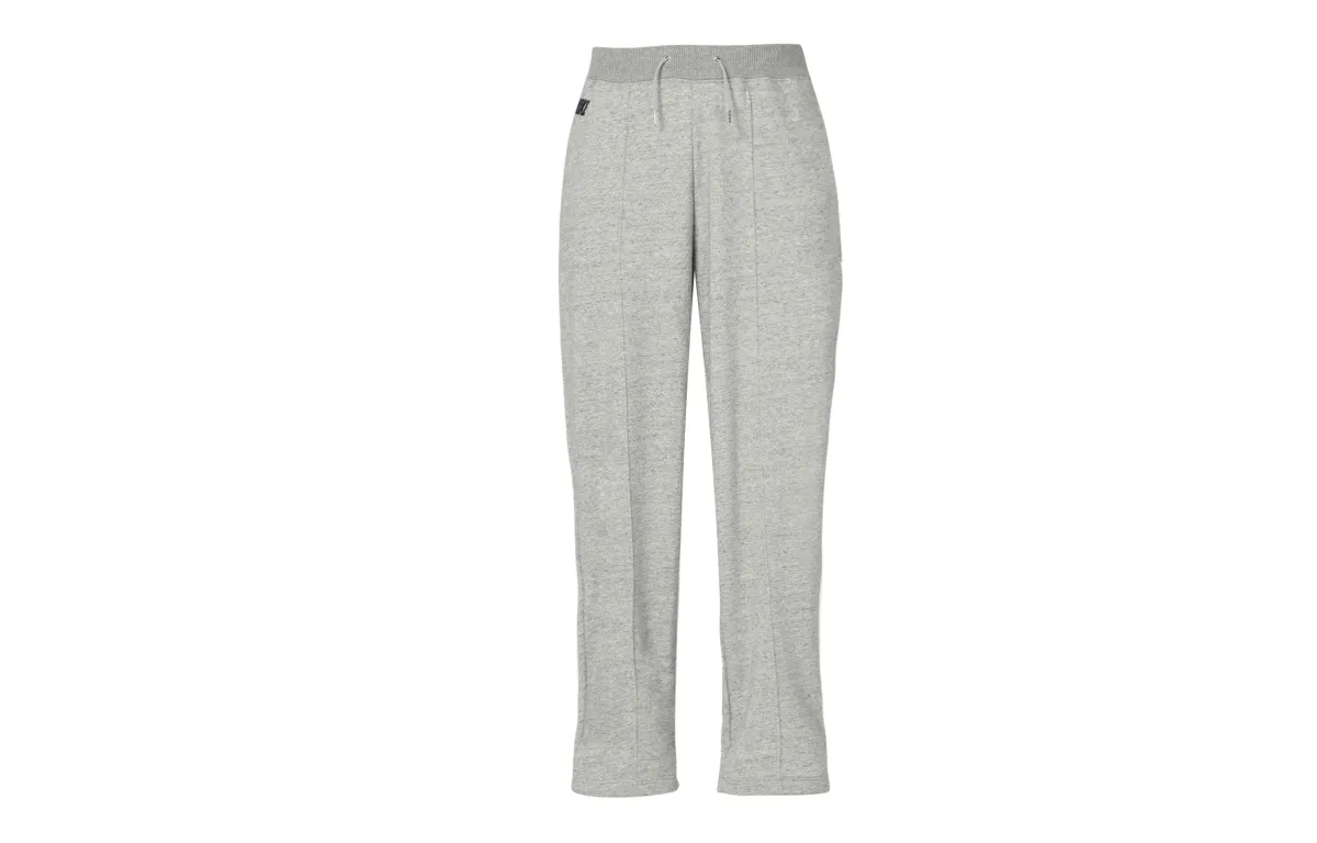 Nike High Rise Lace Up Fleece Lined Casual Knitted Sweatpants Women's Gray