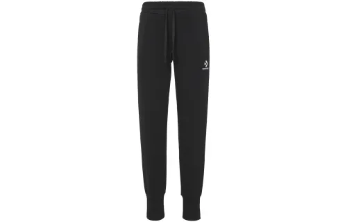 Converse Knitted Sweatpants Women's Black Moderate Straight Fit Pants