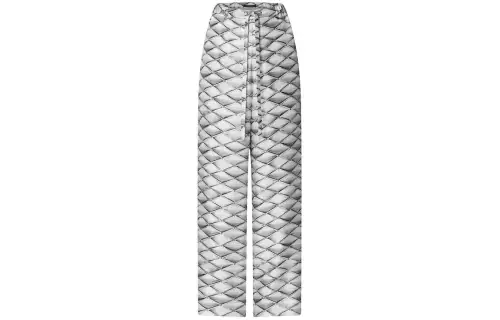 LOUIS VUITTON SS24 Casual Pants Women's Silver