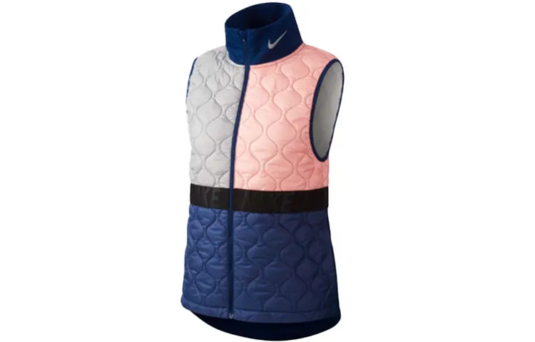 Nike Vests Women's Multicolor Stand Collar Moderate Other