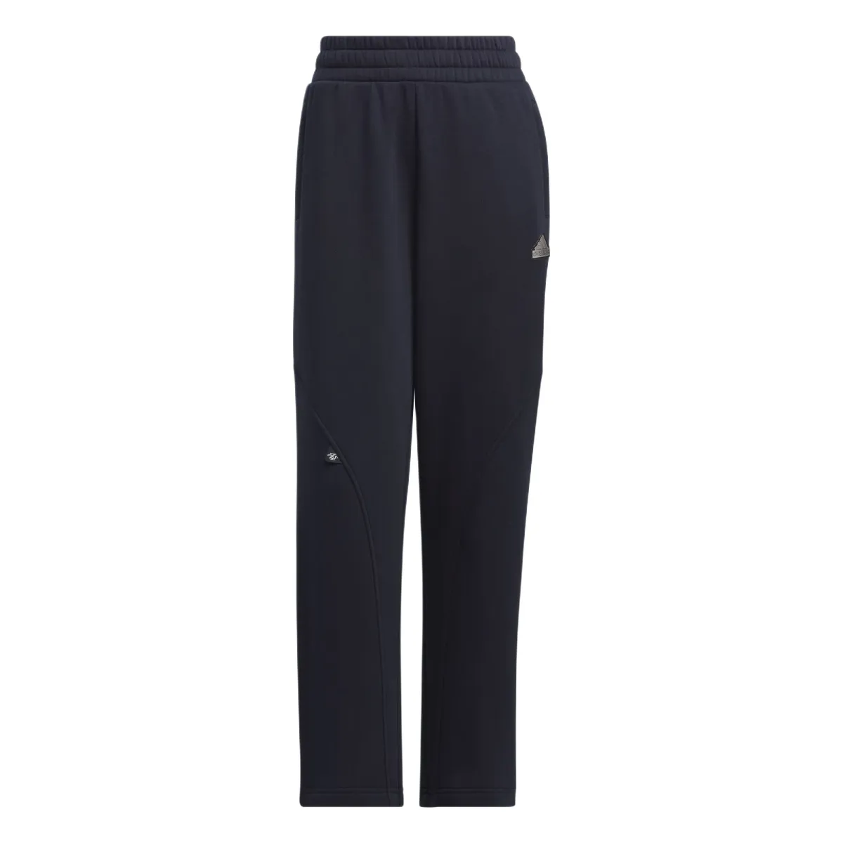 Adidas Small Logo Collection FLEECE JOGGERS Comfortable Fashion Loose Fit Fleece Lined Sports Casual Pants Women's