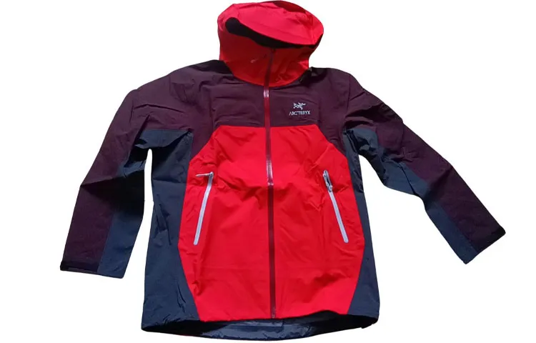 Arc'teryx BETA Lightweight Windbreaker Jacket Women's Red & Brown Gray/Dope Red/Maroon/Graphite